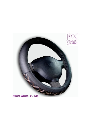 Geçmeli Direksiyon Kılıfı Renkli Baklava Nakışlı Çember Model