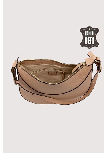 Hakiki Deri Pudra Omuz Çantası Pudra Smr9416 Pudra