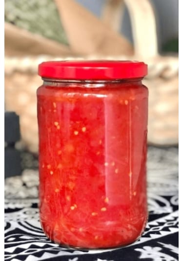 Ev Yapımı Domates Sosu / Menemen Sosu 650 Gr - 2 Adet (Cam Kavano