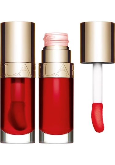 Clarins Lip Comfort Oil - Parlatıcı Dudak Yağı 08 - Strawberry