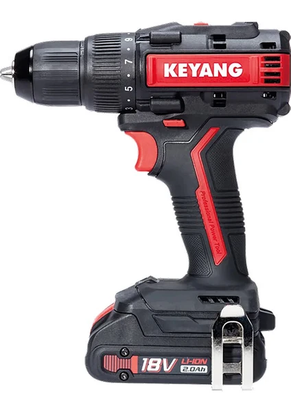Keyang DD18BL 18V 2AH Li-Ion Kömürsüz Akülü Matkap