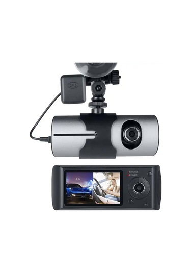 Powermaster R300 Gps Destekli Çift Kameralı Araç İçi Dashcam Dvr Kamera Seti