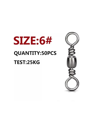 Geliştirilmiş Sazan Balıkçılığı Rulmanlı Ve Sağlam Halkalı 50 Adet Yüksek Kaliteli Balıkçılık Fırdöndüleri - 25kg