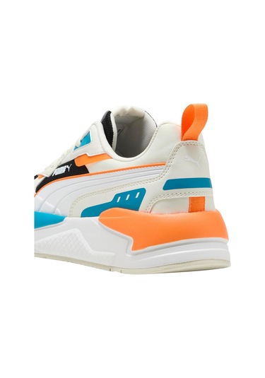 399064-19 Puma X-ray 3 Erkek Spor Ayakkabı Beyaz 399064-19 Beyaz Yeşil Turuncu