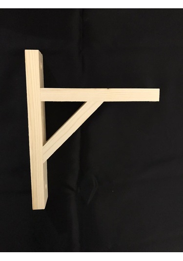 4 Adet Doğal Çam Raf Ayağı