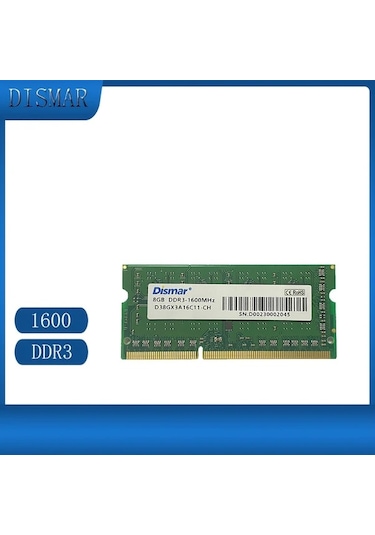 Meridiangoods Dismar Ddr3 8gb 1600mhz 240pin Sodımm Dizüstü Masaüstü Ram