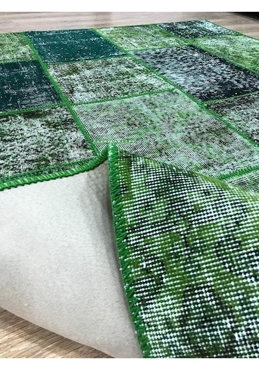 Hoom Rugs Antik Patchwork Yeşil Kb
