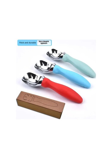 Monyee Yeşil Kalın Malzeme Dondurma Kaşığı - Meyve Topu Ve Karpuz Kazıcı, Çok Amaçlı Mutfak Aleti Diğer