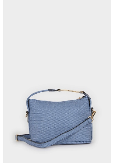 DeFacto Kadın El Jean Görünümlü Çantası E6977AXNSBE341 Mavi