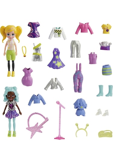 Polly Pocket Ve Arkadaşları Farklı Moda Aksesuarları Oyun Setleri