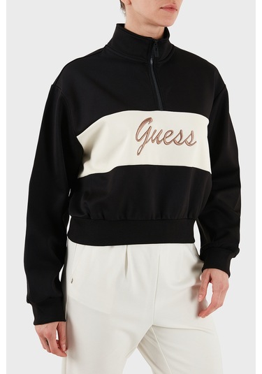 Guess Bayan Sweat V5bq00 Kcx22 Jblk Siyah Siyah