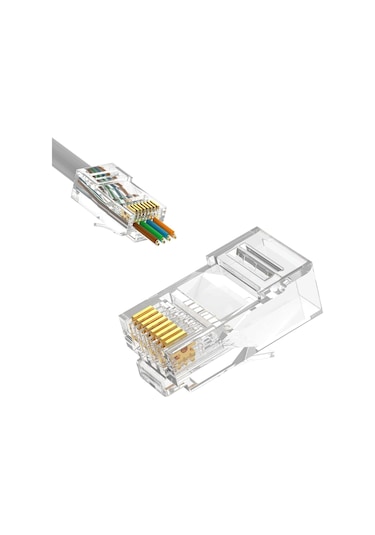 Rose Rc-877 Ez45 100 Adet Yeni Nesil Cat6 Jack