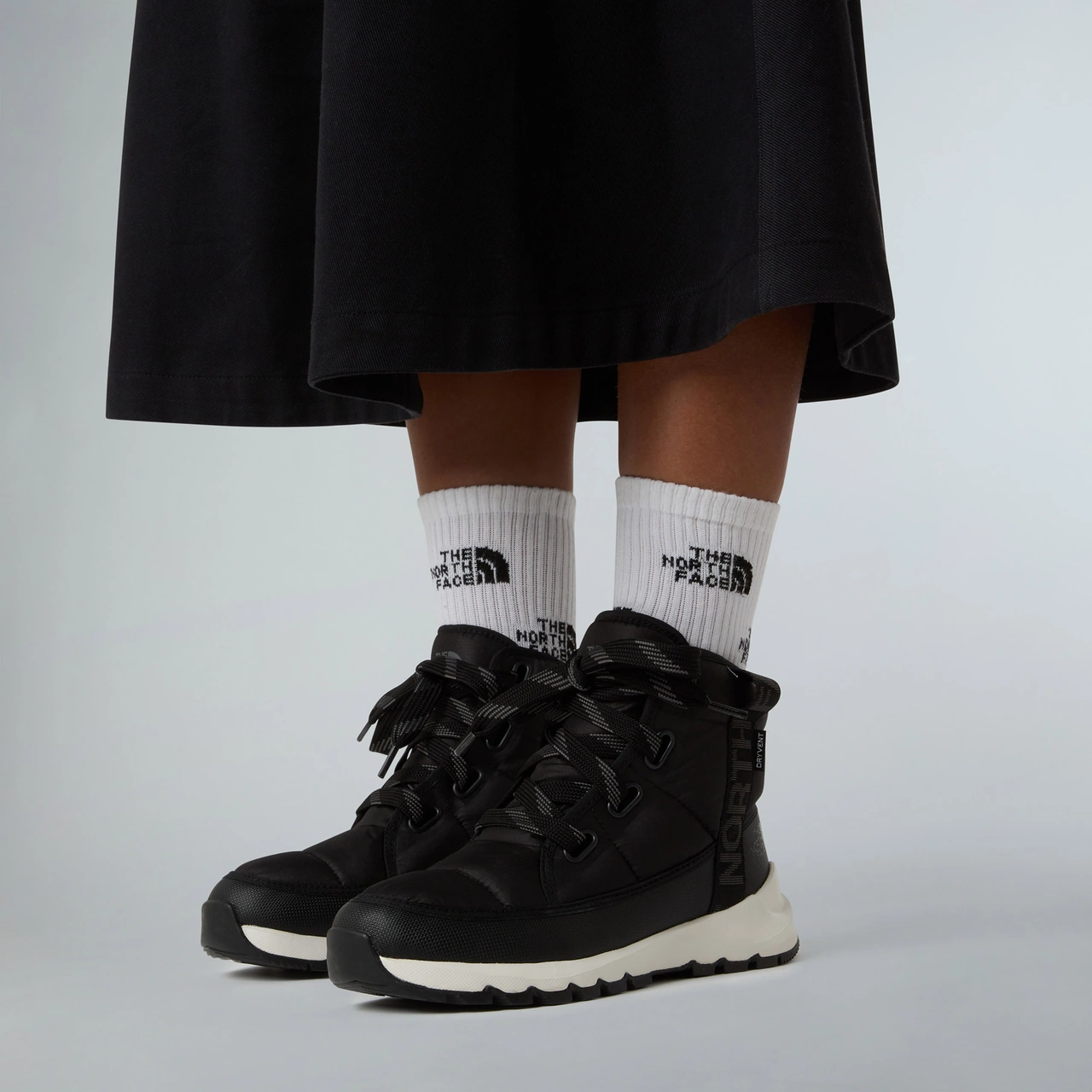 The North Face Thermoball Lace Up Luxe Su Geçirmez Kadın Siyah Bot Nf0a817wkt01 Siyah