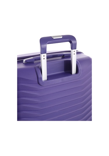 Ultra Dayanıklı 3'lü Set Valiz & Bavul Mor-1392 Mor