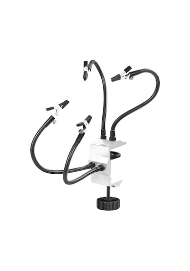 Suntek Magideal  Lehimleme İstasyonu Tutucu Pcb Fikstürü Kaynak Gümüş