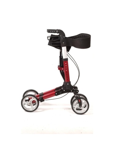 4 Tekerli Yürüteç Rollatör Lüx Oturaklı Katlanabilir Lüx Alüminyum