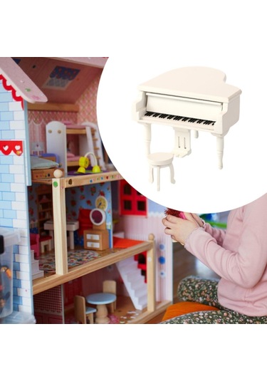 Suntek Minyatür Dollhouse Aksesuarları Sevgililer Günü Beyaz