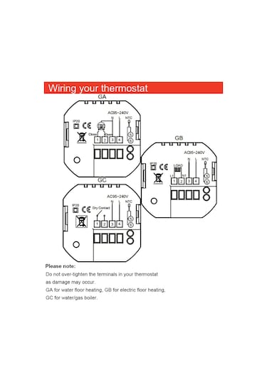 Vkemall Wi-fi Akıllı Termostat Sıcaklık Kontrol Cihazı App Kontrolü 5A Alexa İle Uyumlu / Ev Suyu / Gaz Kazanı