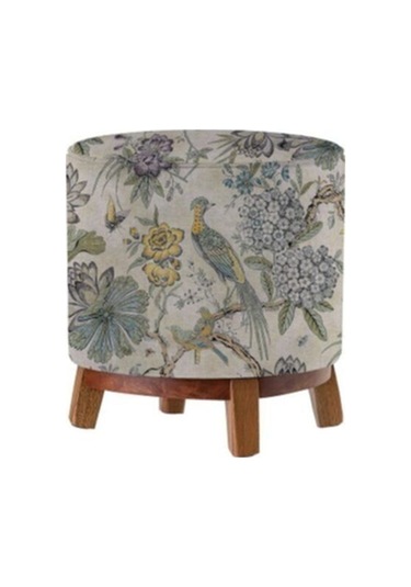 Renkli Tasarım Ahşap Ayaklı Puf Kumaşı Süettir. Uluslararası Solmama Sertifikasına Sahiptir. Çok Renkli