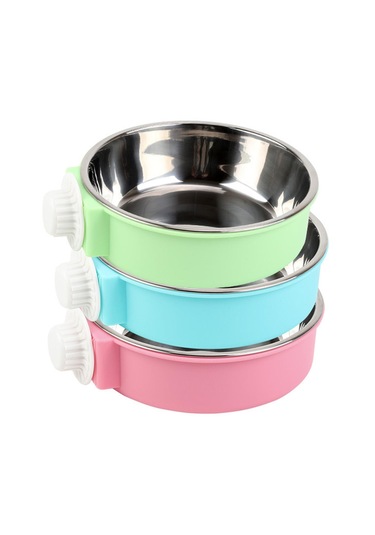 Suntek Sandık Köpek Kase Asılı Su Besleyici Tavşan Yeşil