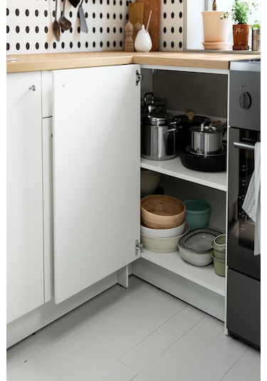 Ikea Beyaz Modern Mutfak Dolabı