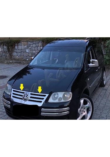 Vw Caddy Krom Ön Panjur Formlu 2004-2010 Paslanmaz Çelik N11.5627