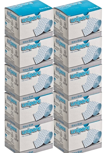 Unıpore Flaster Hipoalerjenik 10 Adet 10 x 10 CM