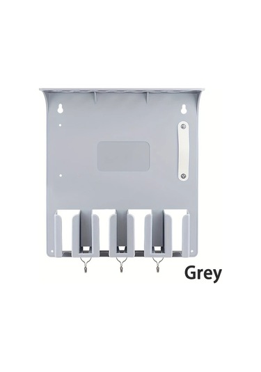 Willowhaven Gray Normal Saç Makinesi Askısı, Berber Istasyonu Sakal Trimmer Standı, Saç Stili Aksesuarı Gri