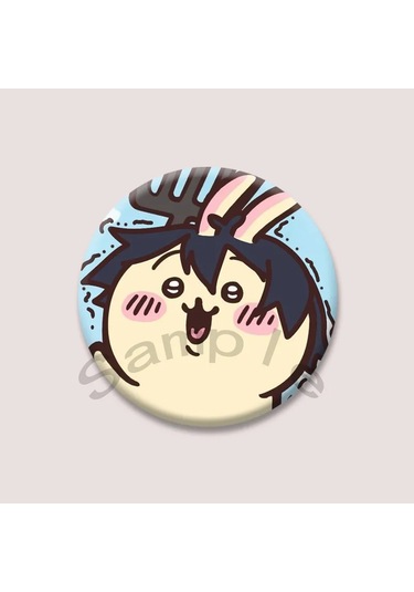 Sevimli Chiikawa Rozeti Karikatür Animasyon Periferik Yaka Iğneler Teneke Yuvarlak 44mm Style 12 44mm Çok Renkli