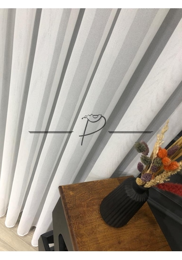 Tül Perde Ultra Gramaj Delinmez Zemin Etek Kurşun Sarım Ekru