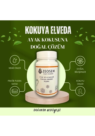 Zeosem Ayak Ve Ayakkabı Koku Giderici 85 G