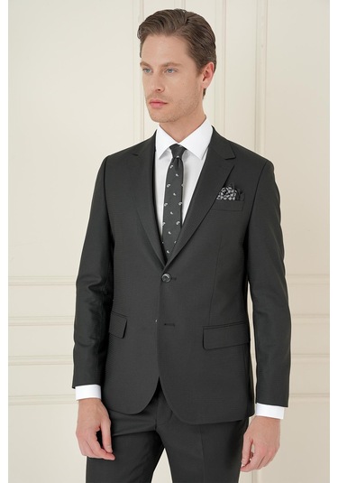 Efor Tk 910 Slim Fit Siyah Spor Takım Elbise Siyah