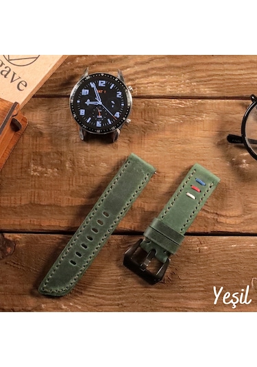 Vagave Huawei Watch Hakiki Deri Kordon Gt,-Gt2-Gt3-Gt3 ,20mm-22mm