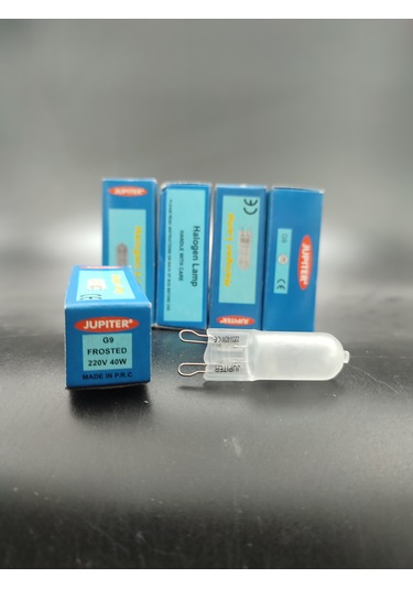 G.9 Halojen Ampul 40 Watt Mat Renkte 5.adetli Paket