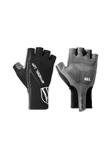 Yuntech01 Sürekli Rengi Siyah L Beden Spandex Jel Mikrofiber Ergonomik Antipatik Kısa Parmak Bisiklet Eldiveni Yürüyüş, Koşu, Sürüş, Kamp, Balıkçılık, Dağcılık İçin Uygun Siyah