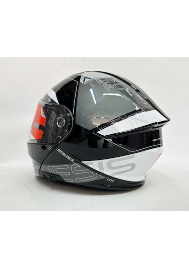 Mt Genesis Sv Atempob2 Parlak Renk Çene Açılır Iç Güneş Vizörlü Motosiklet Kaskı Siyah Gri