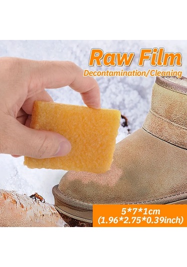 Monyee Doğal Kauçuk Deri Temizleyici - Çeşitli Malzemelere Uygun, Etkili Kirlilik Kaldırıcı, Yeniden Kullanılabilir Temizlik Aracı Sarı