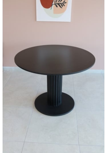 Modern Mat Siyah Mdf Yemek Masası SİYAH İNCİ Masa, Toplantı /Sunu