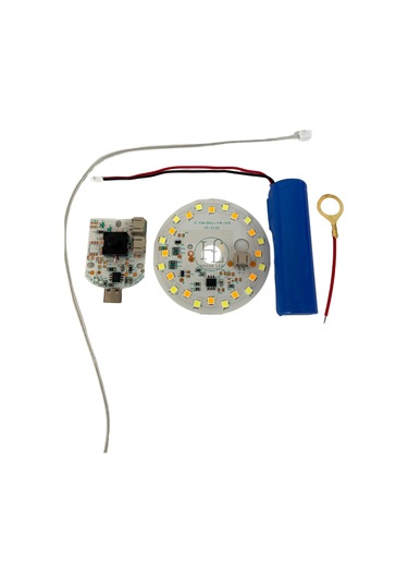 3 Volt 3 Renk Type-c Soketli Dokunmatik Led Modül + Pil