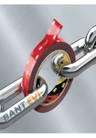 3m 4910f 40mmx2m Şeffaf Çift Taraflı Yüksek Montaj Bandı