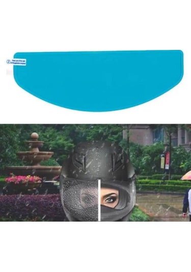 Motosiklet Kask Vizör Buğu Önleyici Pinlock Üniversal Dayanıklı Nano Kaplama Yapışkan Anti Fog