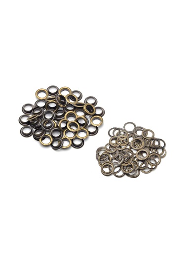 Antik Bronz 100 Adet Kuşgözü Grommets Yıkayıcı İle Uygun Deri El Sanatları Çanta Ayakkabı Kemer Kapağı 4mm/5mm/6mm/8mm/10mm 10mm