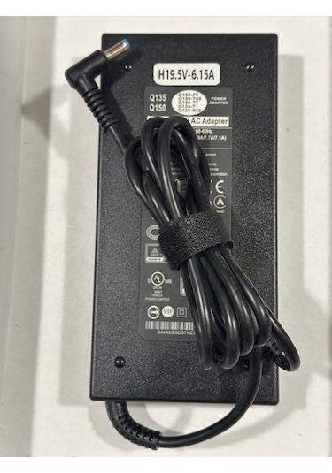 19.5 Volt 6.15 Amper Hp Uyumlu Notebook Adaptör 120 Watt 4.5 Mm 3.0 Mm Notebook Adaptör