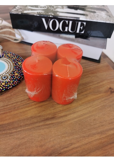 İv Candles Homedecor 4lü Kırmızı Baton Mum