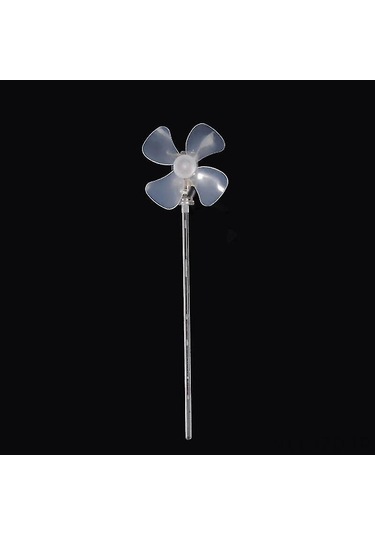 Yuntech01 Eğitim Deneyi İçin Minik Rüzgar Türbini Jeneratörü - 360 Derece Yön Ayarlı, Led Işıtma Fonksiyonu, Plastik Materyal