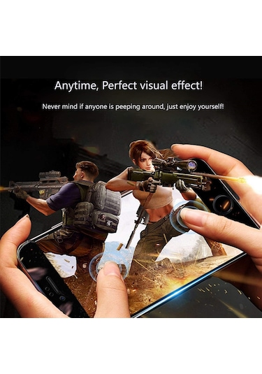 Apple Uyumlu   iPhone 12 Pro Max Full-Screen Privacy Görünmez Mat Hayalet (519929437)