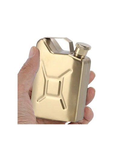 Kosona 5 Unca 146ml Taşınabilir Çelik Şarap/whiskey Flashtasi - Kaliteli Paslanmaz Çelik, Sağlam Kapak, Outdoor Piknik Kamp İçin Altın Rengi Altın
