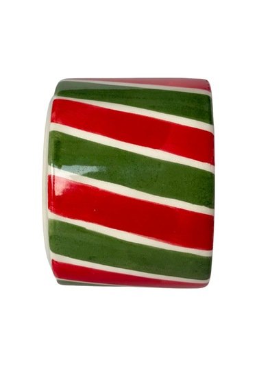 Cozy Home Festive Cozy Cups Merry 200 Ml Seramik Kupa Kırmızı - Yeşil