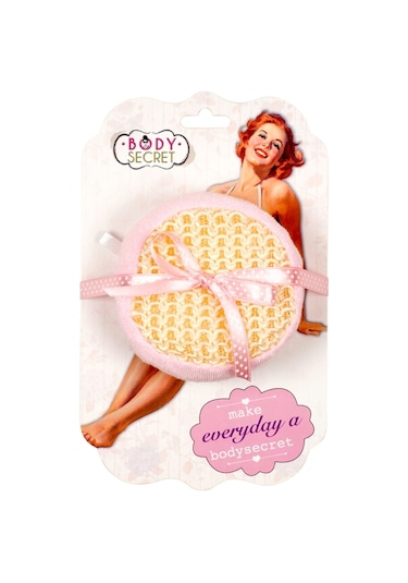 Bodysecret Yuvarlak Banyo Süngeri Pembe