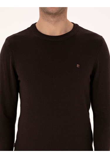 Pierre Cardin Erkek Koyu Kahverengi Kazak /triko 50314192-vr084 Koyu Kahverengi